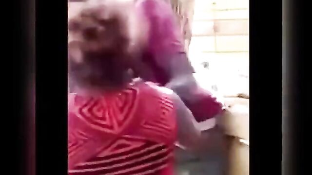 Big Breasts Pop Out In Public As Busty Prostitute Fights Client For Not Paying Her After Having Sex With Her - 1 image