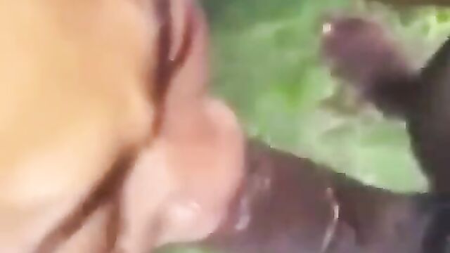 School Girl Throws Up While Giving Teacher Blow Job After School - 1 image