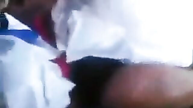 2 Students In Uniform Caught Having Sex In The Bush In Public - 3 image