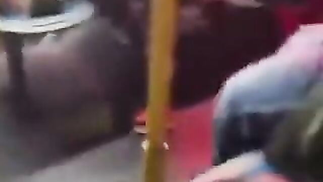 Black Woman Caught Stripping Naked And Taking Selfies Of Her Pussy In Public While On A Train In New York