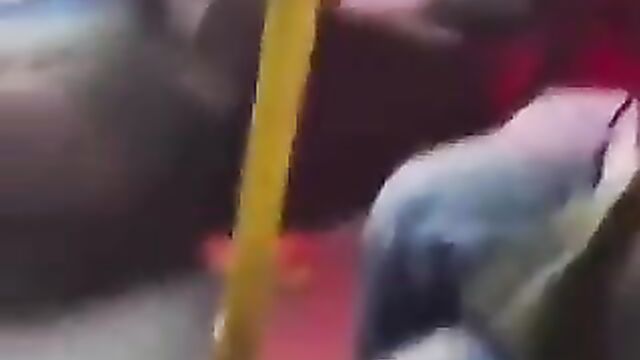 Black Woman Caught Stripping Naked And Taking Selfies Of Her Pussy In Public While On A Train In New York - 5 image