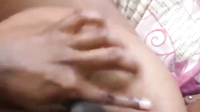 Married Man Playing With Wife’s Big Boobs And Breast Milk While Having Sex With Her - 3 image