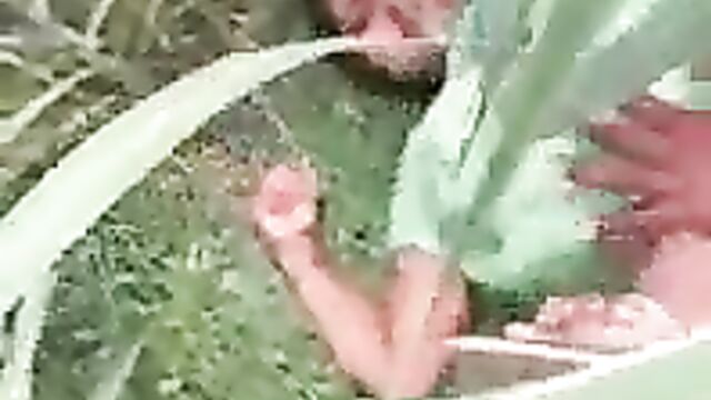 India Pakistan Guy Caught Having Sex In The Bush With Naked Lady With Big Breasts - 5 image