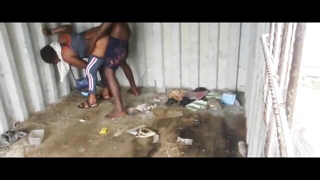 Sex In The Garage With A Girl With Big Ass