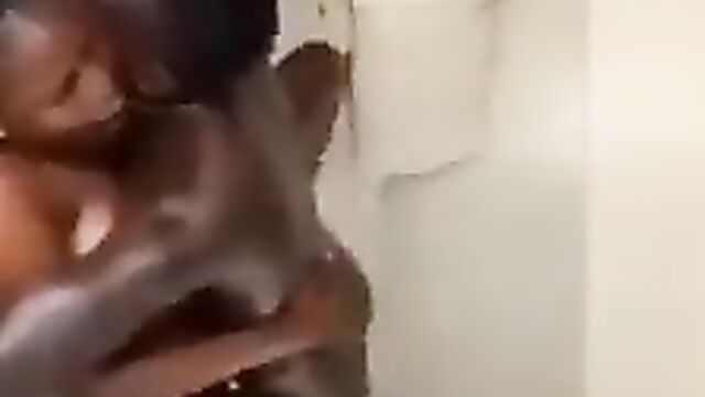 Lagos Boy Records Himself Having Sex With His Busty Girlfriend And Almost Fainting After Cumming Inside Her