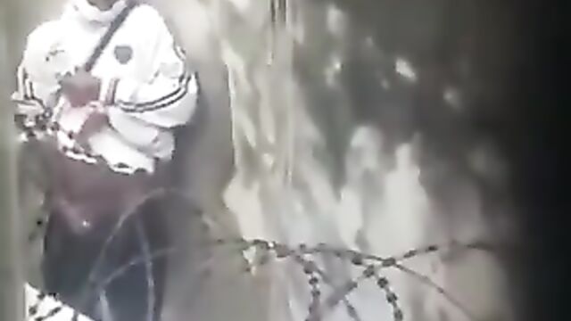 Black Man Caught Masturbating In The Backyard - 1 image