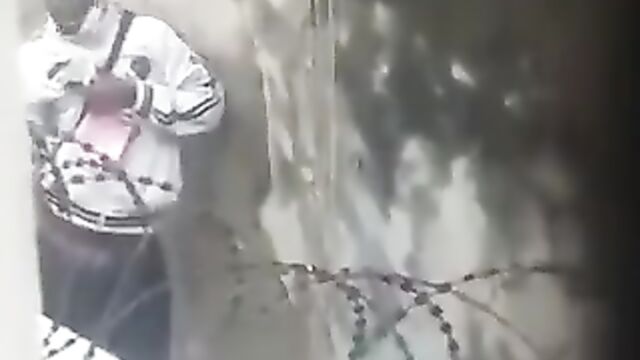 Black Man Caught Masturbating In The Backyard - 3 image