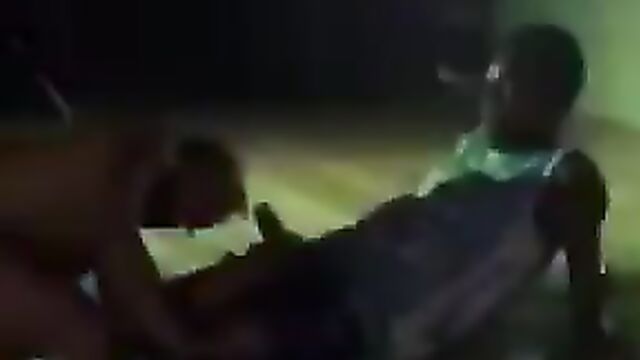 Girl Giving Blow Job In Public At A Jamaican Club Party - 3 image