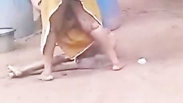 Woman Beats And Strips Her Mother Naked In Public In Abagana, Anambra, Nigeria - 4 image