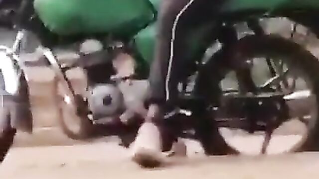 Okada Rider Caught Masturbating And Cumming In Public (Full Video 18+) - 5 image