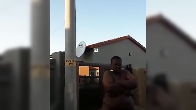 Busty South African Whore Strips Naked And Runs Mad In Public, Accused Of Witchcraft - 2 image