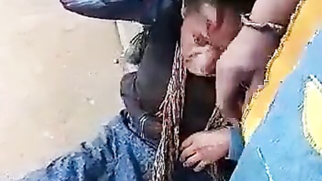 Mzansi Woman With Big Breasts Stripped Naked And Beaten In Public For Allegedly Stealing – Part 1 - 4 image