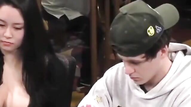 Woman With Boobs And Nipples Showing In Public Caught Cheating - 5 image