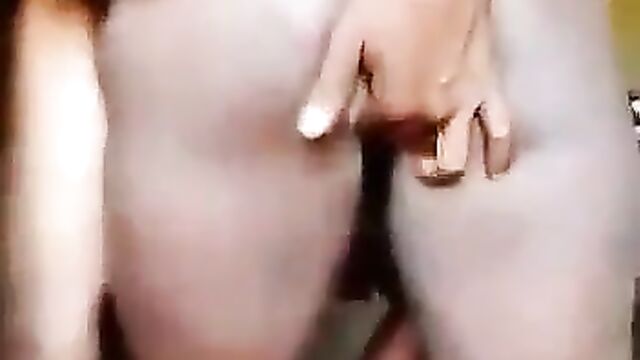 Guy Fingering Girlfriend With Big Ass While Washing The Dishes - 4 image