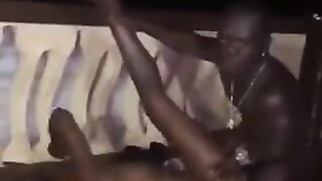 Naked Dwarf Having Sex With Naked Thot With Soft Breasts In Public In An African Nightclub – Part 3 - 3 image