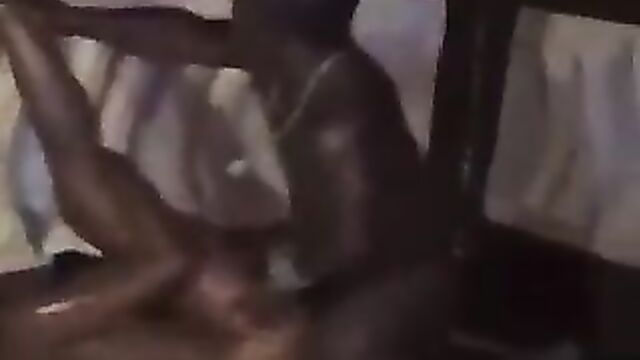 Naked Dwarf Having Sex With Naked Thot With Soft Breasts In Public In An African Nightclub – Part 3 - 4 image