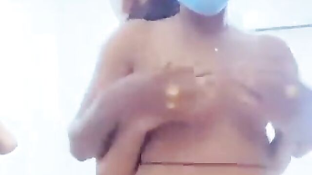 3 Naked African Girls Sucking Breasts And Preparing For Sex Party - 3 image