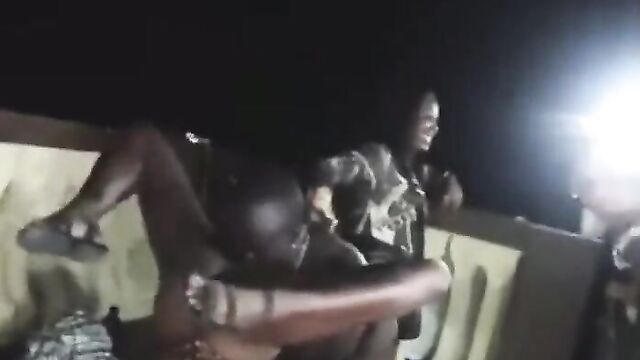 Naked Dwarf Having Sex With Naked Thot In Public In An African Nightclub – Part 2 - 4 image