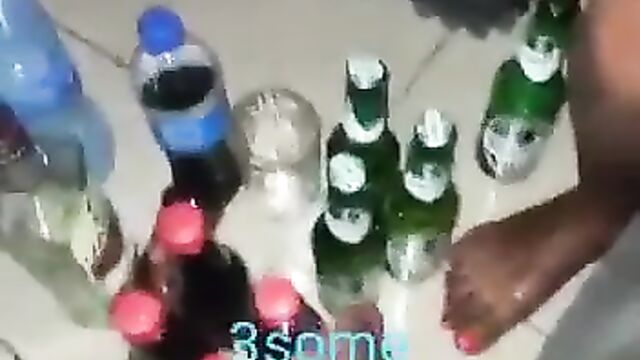 Girl records her friends having sex party and doing it doggy style - 1 image