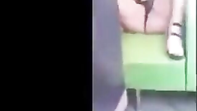 Drunk woman caught masturbating in public in a cafe - 1 image