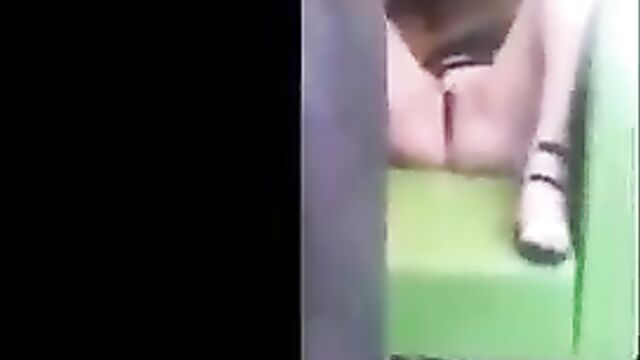 Drunk woman caught masturbating in public in a cafe