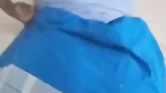 School Girl With Big Ass Shaking Her Naked Ass For Her Sugar Daddy To Fuck Her - 1 image