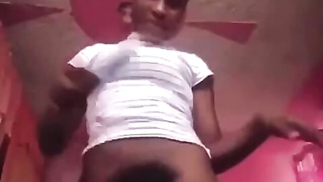 African Girl With Bushy Pussy Combing It For Her Sugar Daddy - 1 image