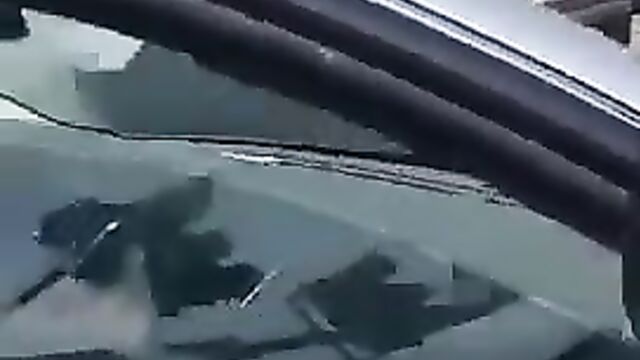 Naked woman with big boobs caught stealing police car in public in Chicago, Illinois, USA - 3 image