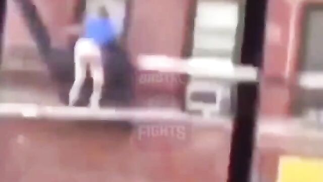 Side chick gets pushed and falls off storey building after getting caught cheating! - 3 image