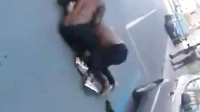 Boobs out as 2 Nigerian women fight in public in Italy over a rich white man - 3 image