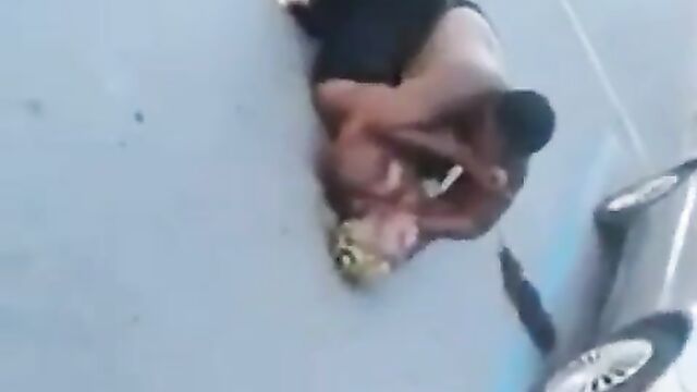 Boobs out as 2 Nigerian women fight in public in Italy over a rich white man - 5 image