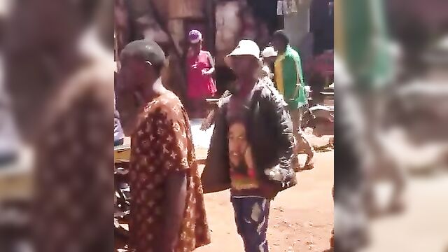 Naked crazy man caught having doggy sex with a woman in public in broad daylight - 3 image