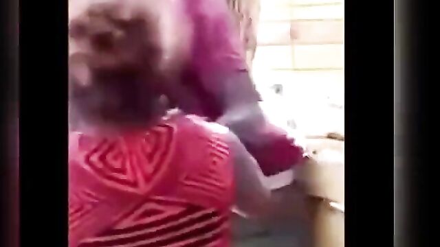 Boobs Out! African Prostitute With Big Breasts Fighting A Client In Public For Not Paying After 4 Rounds Of Sex! - 1 image