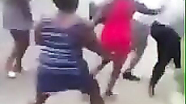 Breasts Fly As Black Side Chick With Big Breasts Is Stripped Naked While Fighting Main Chick In Public