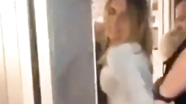 Woman grinding her ass on police officer’s dick in public during arrest - 4 image
