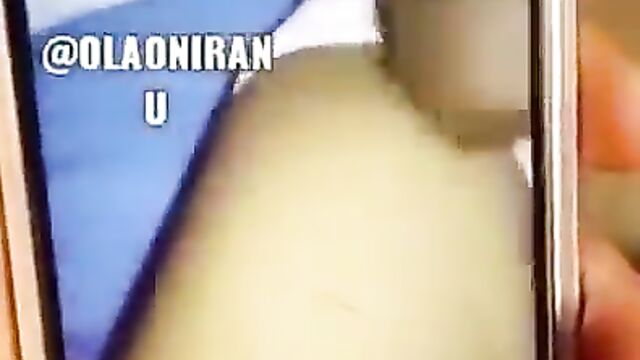 Student films big boobs and pussy of olosho girl with his phone - 5 image