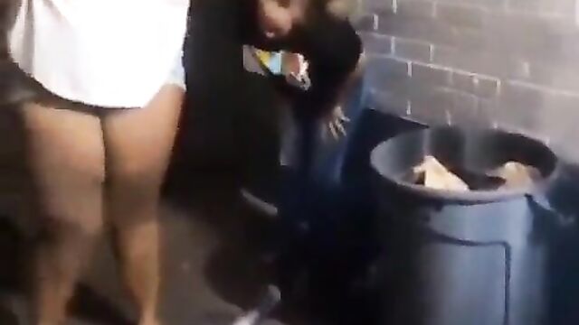 Boobs out as big girl beats up her best friend in public for having sex with her cheating boyfriend - 3 image