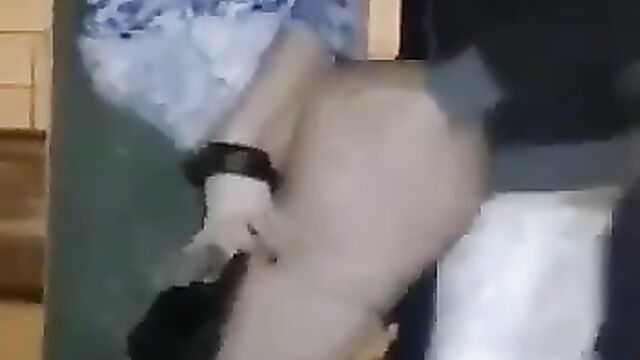 Doggy on the sidewalk in public - 1 image