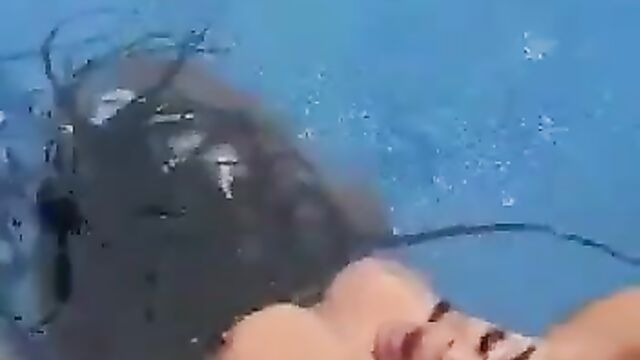 Nigerian Girl Sucking Boobs And Pussy Underwater At A Pool Party In Public - 4 image