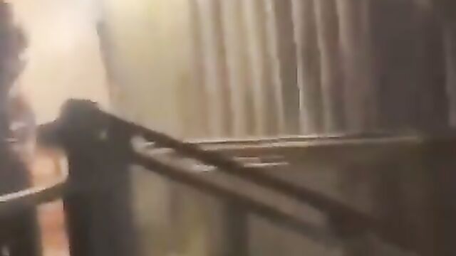 Big girls caught fighting and showing ass