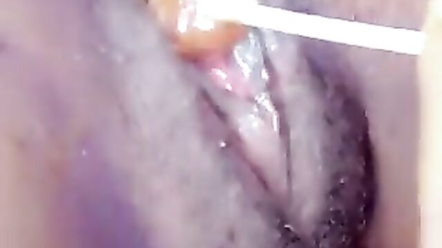 Girl caught doing it with lollipop - 4 image
