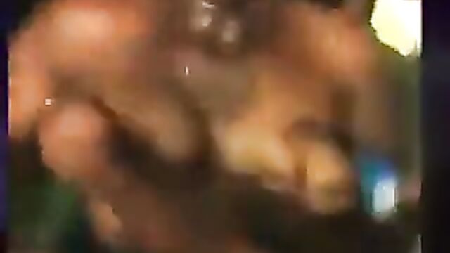 Nigerian girl showing her naked boobs in the club in public - 4 image