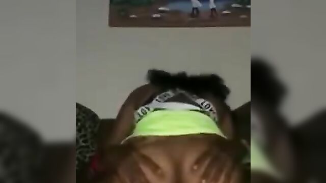 Horny sugar mummy with big booty caught chopping her Yahoo Boy boyfriend - 1 image