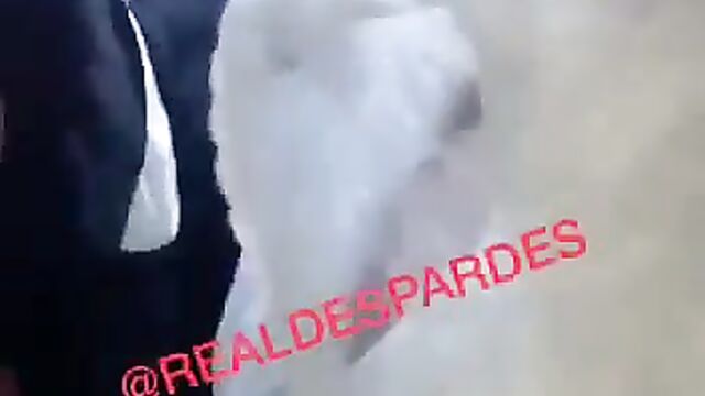 Groomsman Exposes Bride’s Ass In Public! - 1 image
