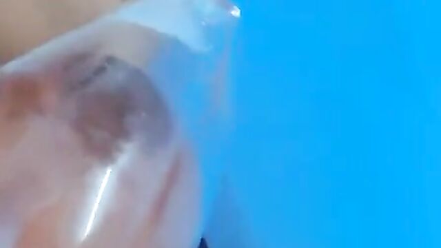 African girl caught pumping her breasts - 3 image