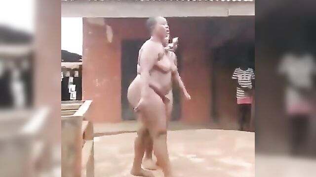 Drunk Mother and daughter strip NAKED in public - 1 image
