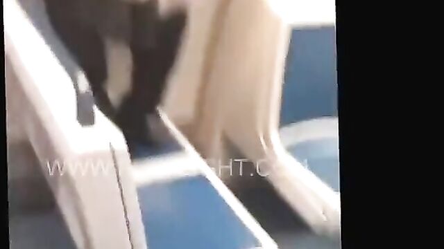 Boobs out in fight on public bus as chick gets stripped naked (Full Video 18+) - 1 image