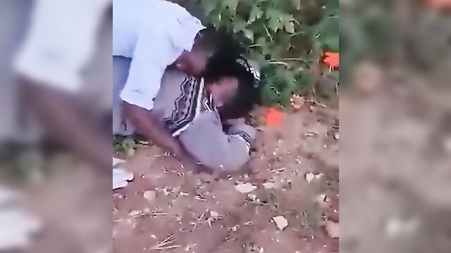 Crazy South African Couple Bonking in the Bush - 2 image