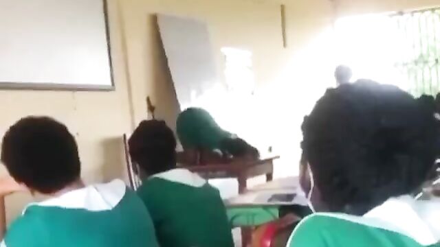 Ghanaian student nurses learning about SEX in class - 1 image