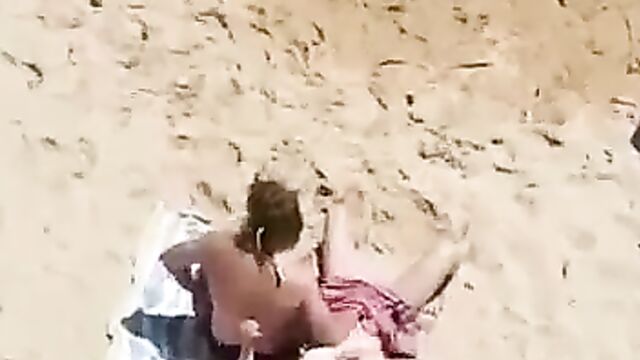 Live Fingering On The Beach - 1 image